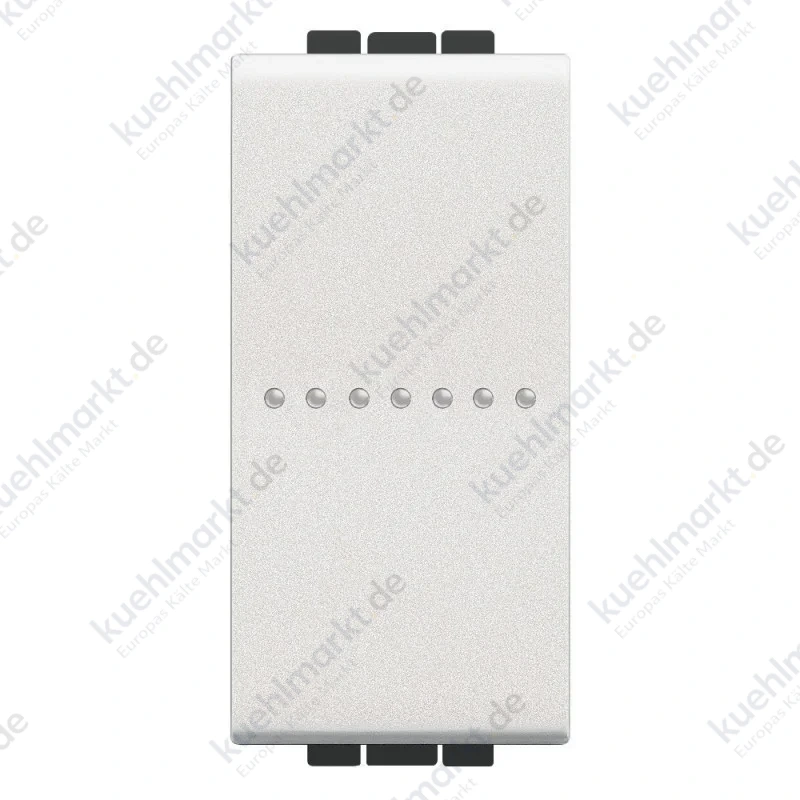 Bticino LivingLight Axialtaster 10A 1P weiß N4055N