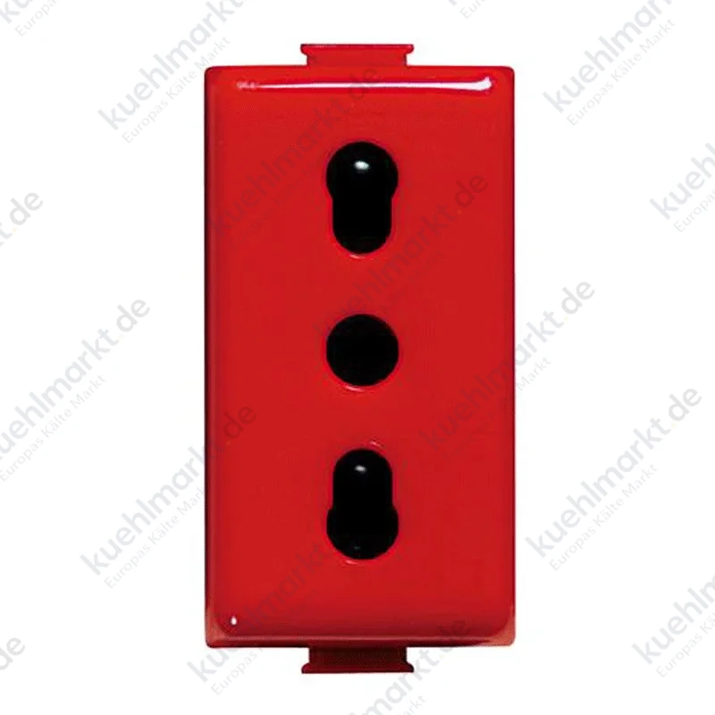 Bticino Matix TT Standard Steckdose Farbe rot 10/16A A5180R