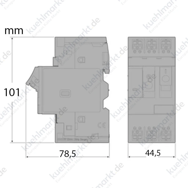 Schneider Leitungsschutzschalter GV2ME SNAP IN 20/25A 3P 2,5 Module GV2ME22A