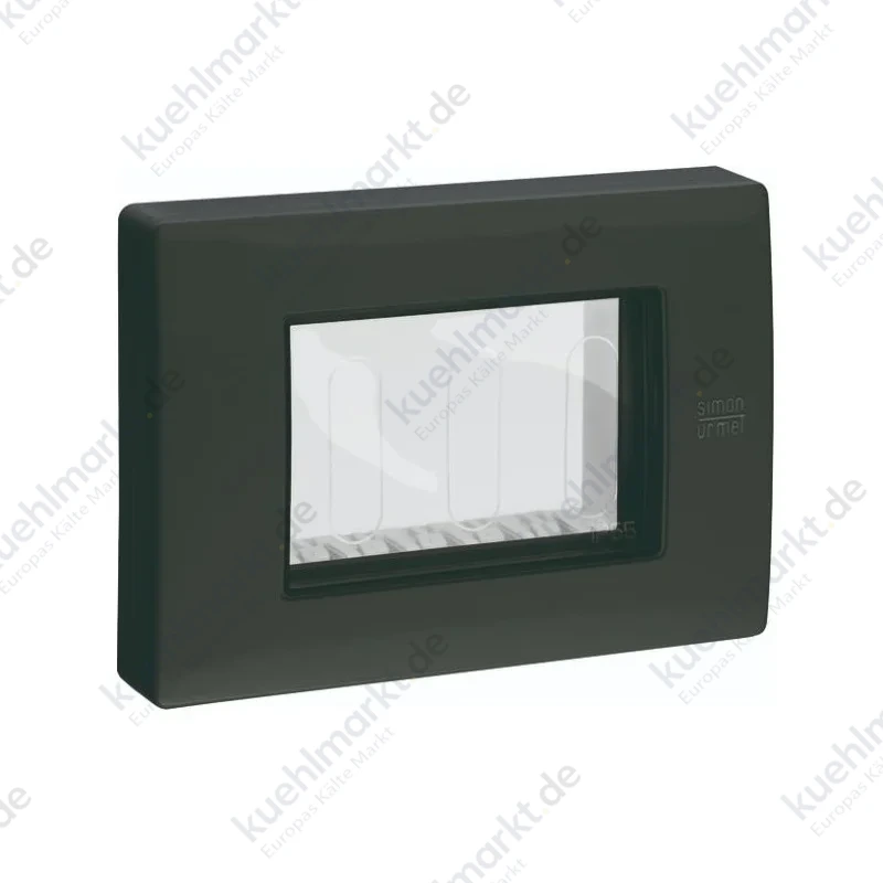 Urmet Simon Nea Wasserdichter Abdeckrahmen IP55 3 Module anthrazit 12513.AN