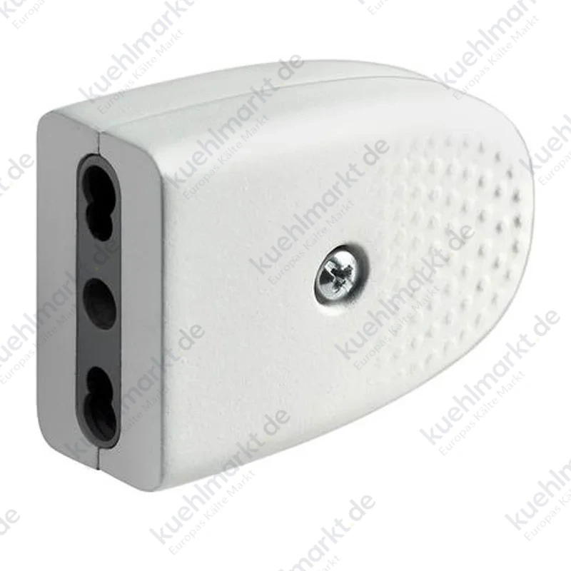 Bticino Platzsparende 2+E 10/16A-Zweifachsteckdose weiß S2670TAE