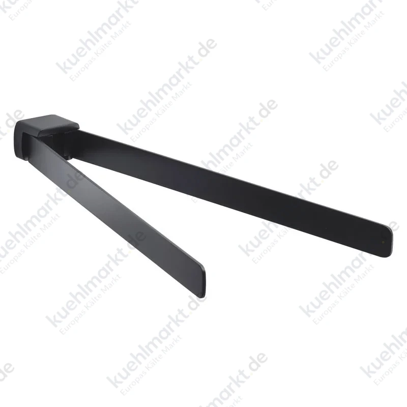 Gedy Pirenei Handtuchhalter mit Gelenk Wandmontage mattschwarz PI23-14