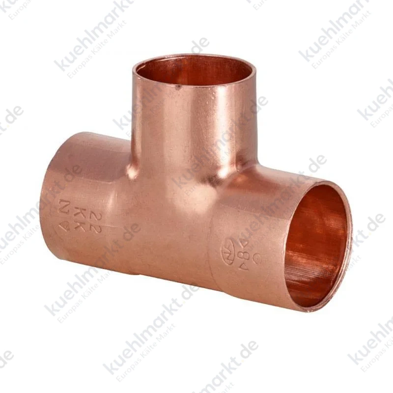 IBP T-Stück für Wasser und Gas I/I/I D 35 mm Kupfer 5130 035035035