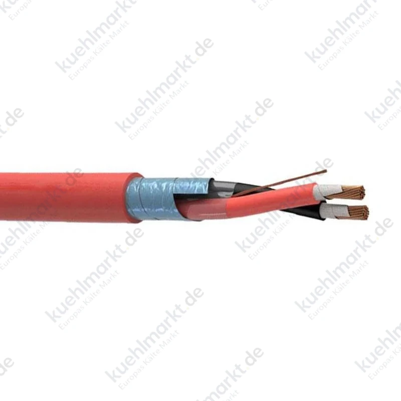 Feuerfestes Kabel FTE29OHM16 2x1,5 mmq PH120 rot