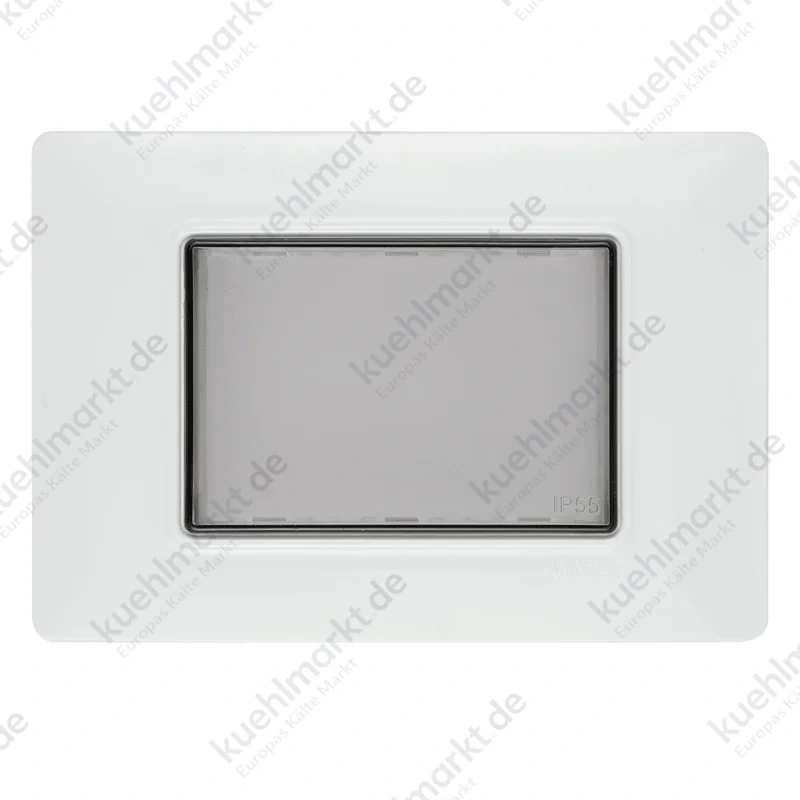 Vimar-Abdeckung IP55 3 Module grau 14943