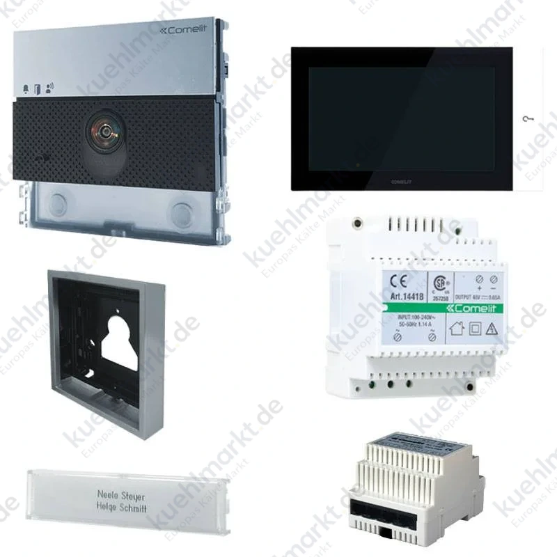 Comelit Mono 7TOP WLAN Videosprechanlage für Einfamilienhaus Vip-System KVU8571
