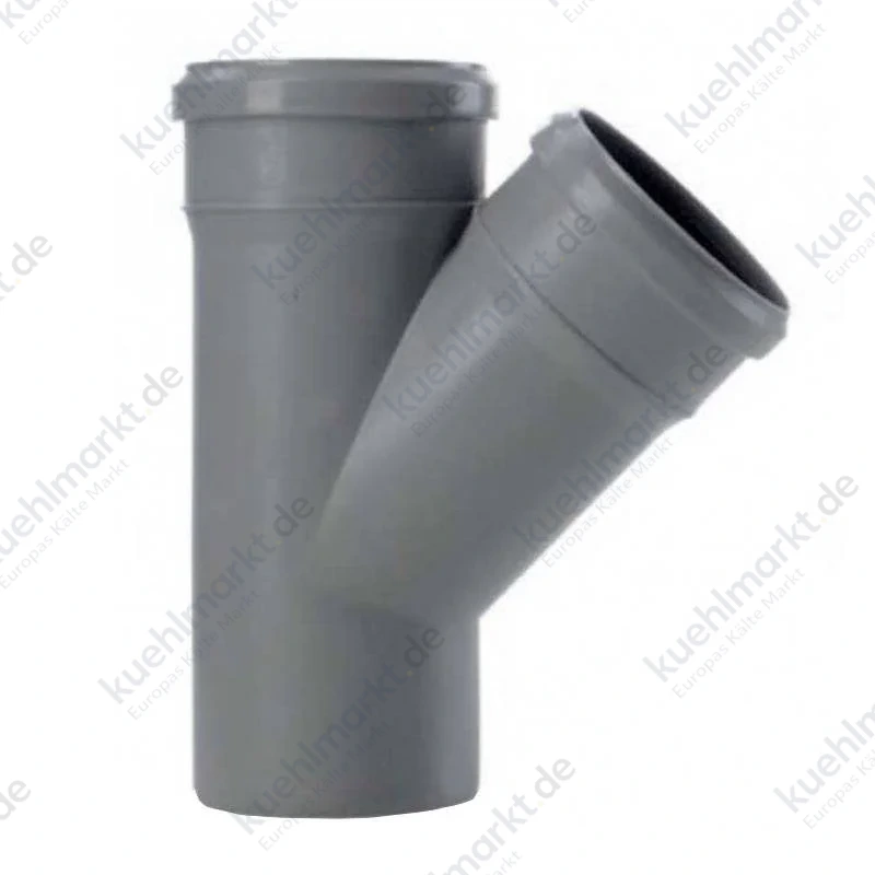 Valsir PP Steckbarer Abwasseranschluss 45 Grad PP3 D40/40mm VS0508007