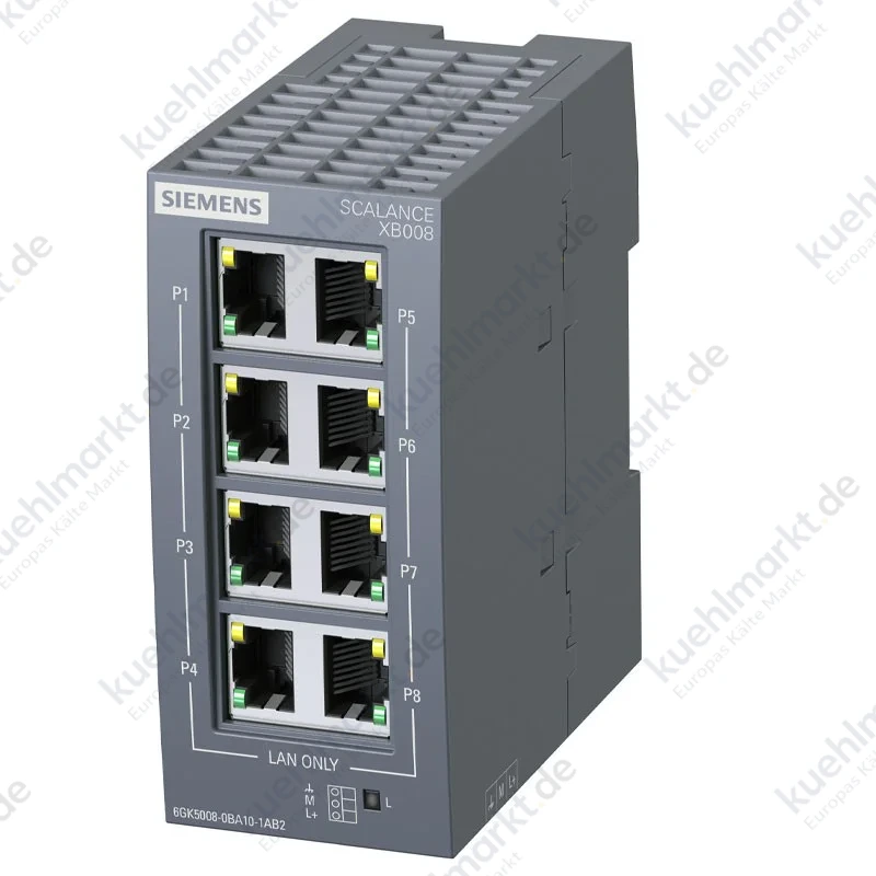 Siemens SCALANCE XB008 Schalter Unmanaged Ethernet 6GK50080BA101AB2