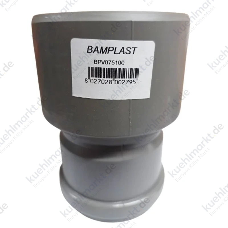Bampi PVC-Anschluss mit Dichtung Durchmesser I 75/ A 100 mm BPV075100