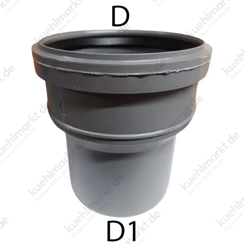 Bampi PVC-Anschluss mit Dichtung Durchmesser I 125/ A 110 mm BPV125110