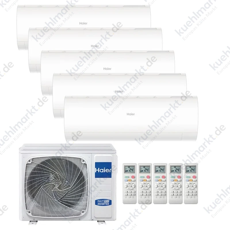 Haier Pearl Penta Split Klimaanlage 2.5+2.5+2.5+3.5+3.5kW WLAN R32