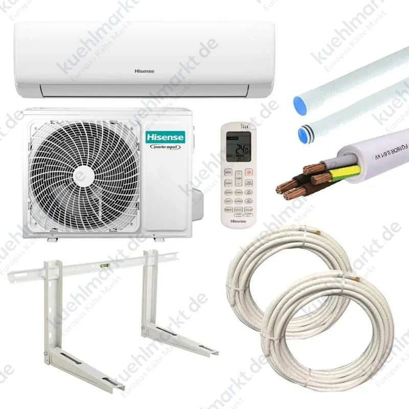 Hisense Wings Comfort Klimaanlage 5.0KW 18000BTU WLAN mit Installationskit