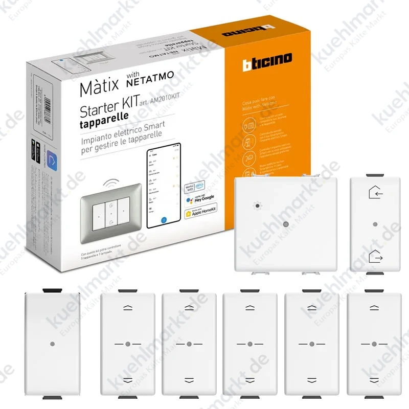 Bticino Matix Verbundenes Starter Kit für Rollläden AM2010KIT