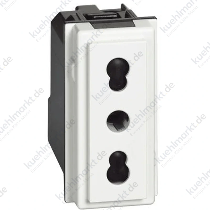 Bticino Living Now 2P+E 10/16A Steckdose weiß KW4180