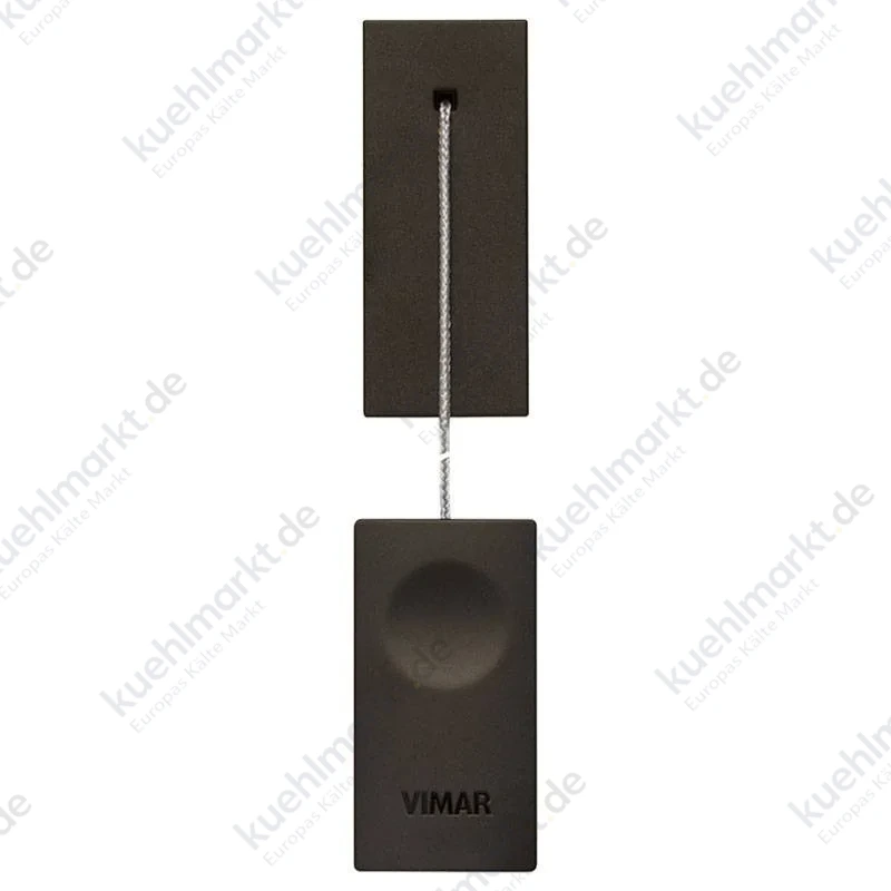Vimar Linea Zugtaster 10A NO/NC Schwarz 30054.G