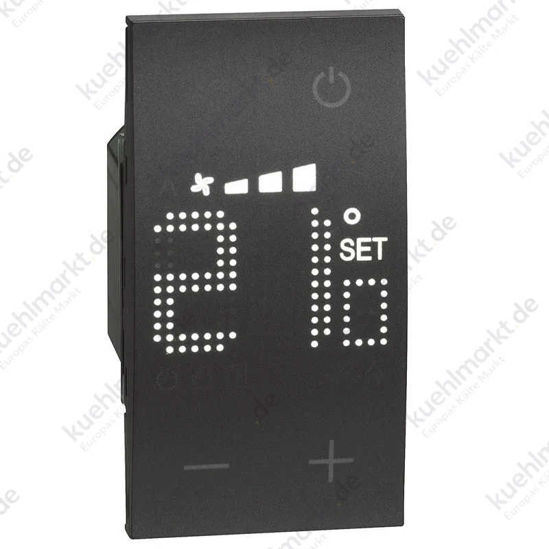 Bticino Living Now Raumthermostat Farbe Schwarz KG4691