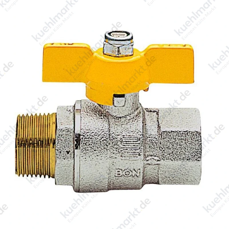 Enolgas Top Gas Gas-Kugelventil mit Drossel A/I 1 Zoll S1228N36