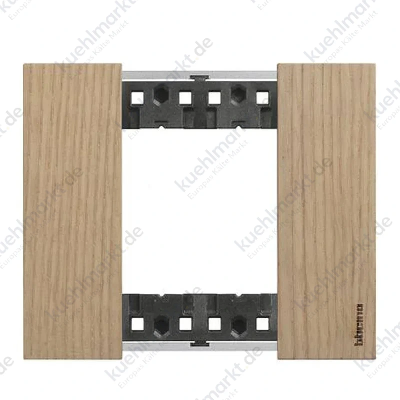 Bticino Living Now Abdeckrahmen 2 Module Farbe holz Eiche KA4802LM