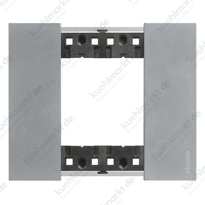 Bticino Living Now Platte 2 Module Farbe Moon KA4802NW