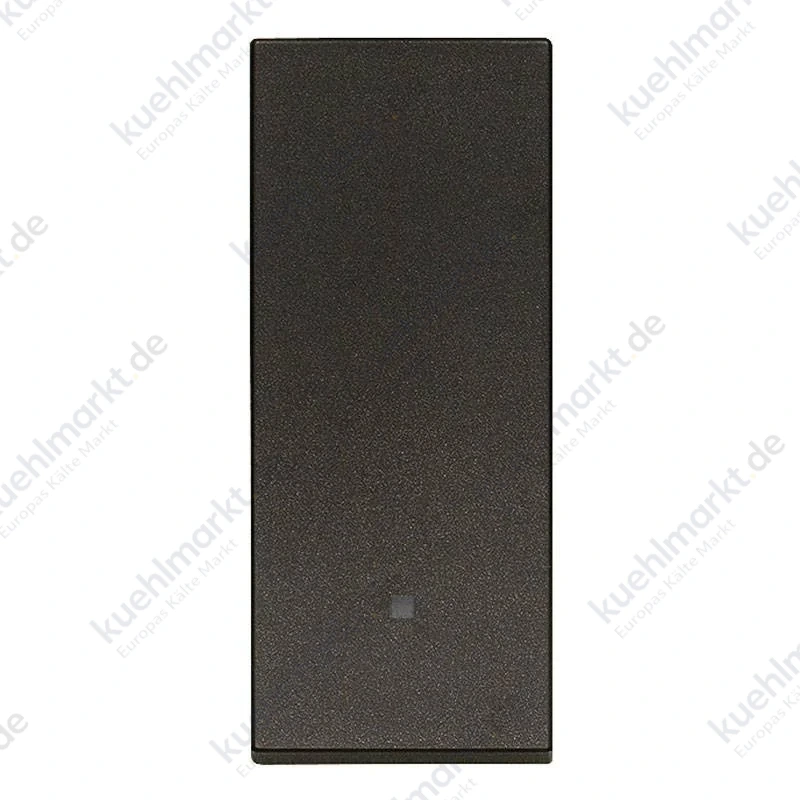 Vimar Linea ausgerichtet Kreuzschalter 1P 10AX Beleuchtbar Schwarz 30012.