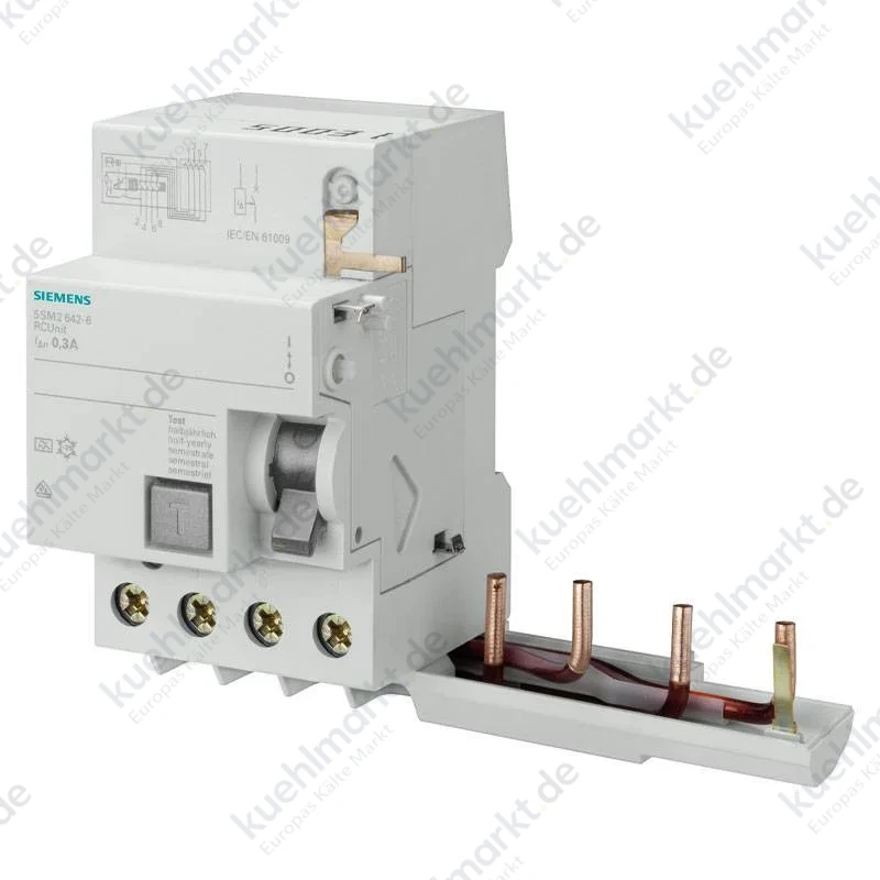 Siemens FI-Block 4P 63A 1000MA Typ A 3M für 5SY 5SM28458