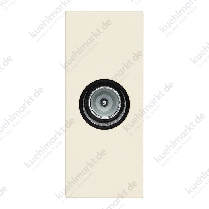 Vimar Linea Koaxiale TV-RD-SAT-Durchgangsdose Hempfarbig 30300.10C