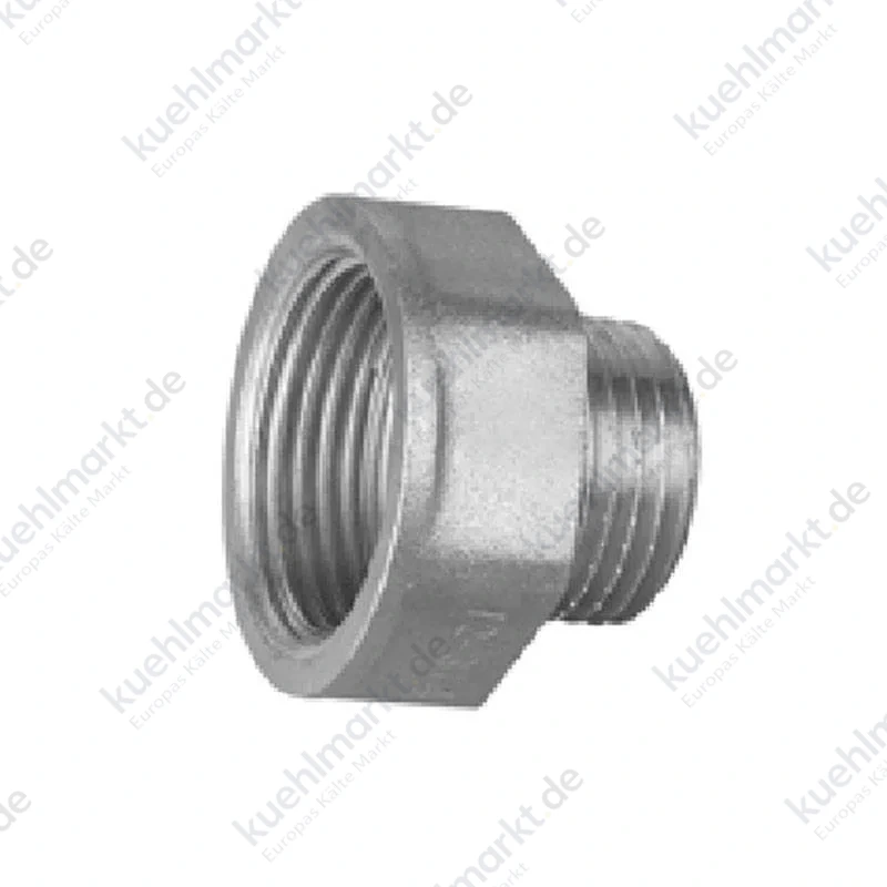 IBP Messing-Adapter I/A 1/2 X 3/8 verchromt 8243 M04003C00