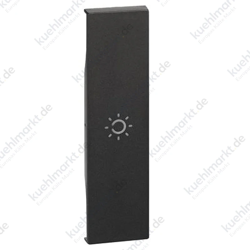 Bticino Cover Living Now mit Lichtsymbol 1M schwarz KG01A