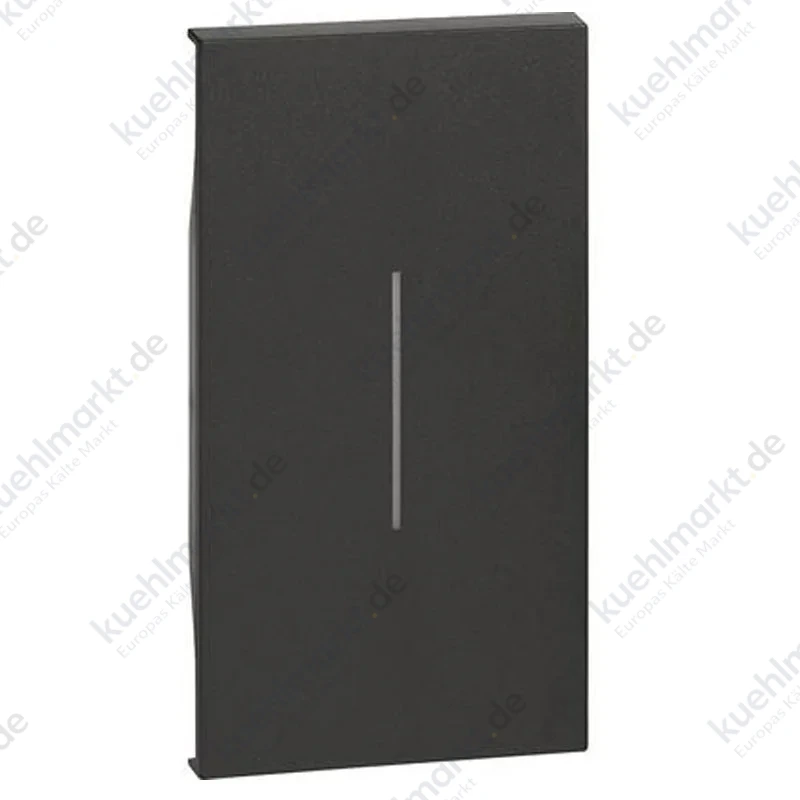 Bticino Living Now Abdeckung für Lichtsteuerung 2 Module schwarz KG01M2