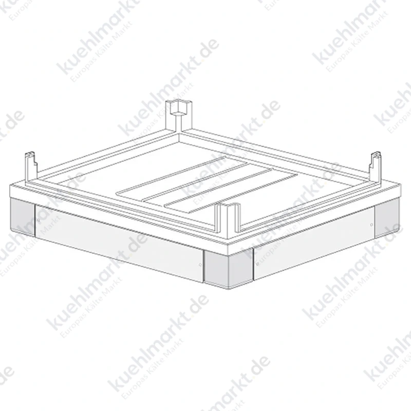 Bticino MAS Sockel für HDX 350X350 Schränke 91811/33