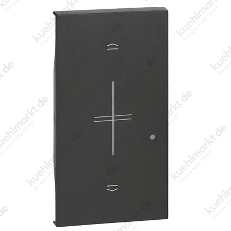 Bticino Cover Living Now für angeschlossene Verschlusssteuerung 2 Module schwarz KG32M2