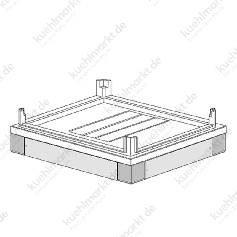Bticino MAS Sockel für HDX 350X850 Schaltschränke 91811/38