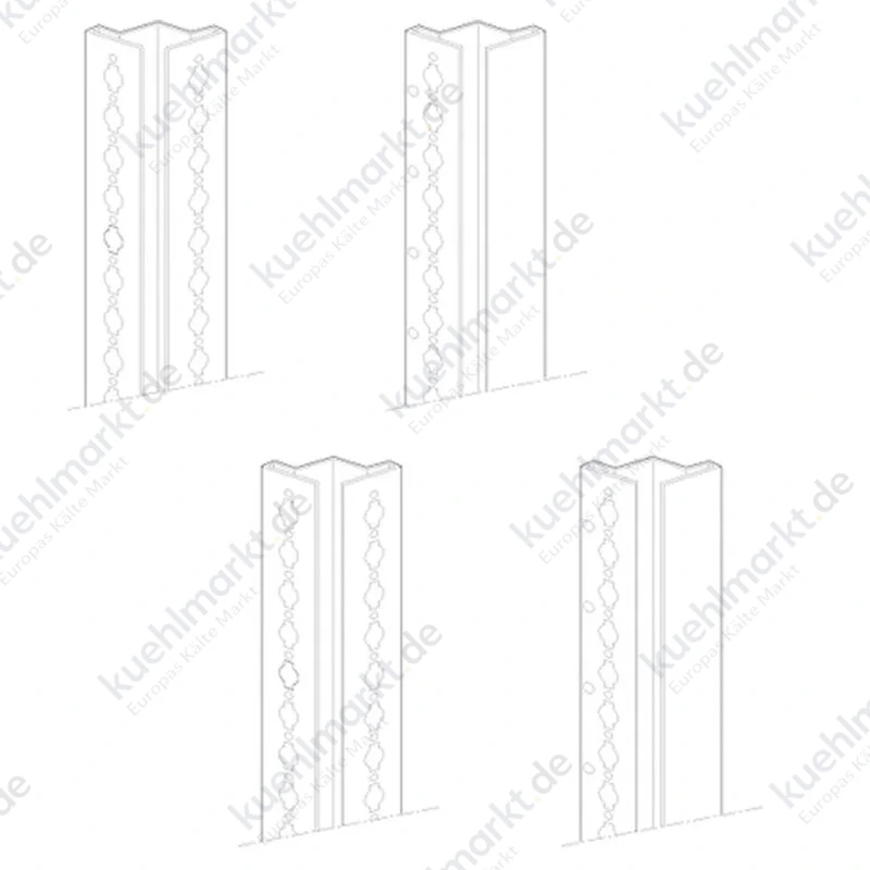 Bticino Ständer für HDX MAS Schränke Höhe 1800mm 91821