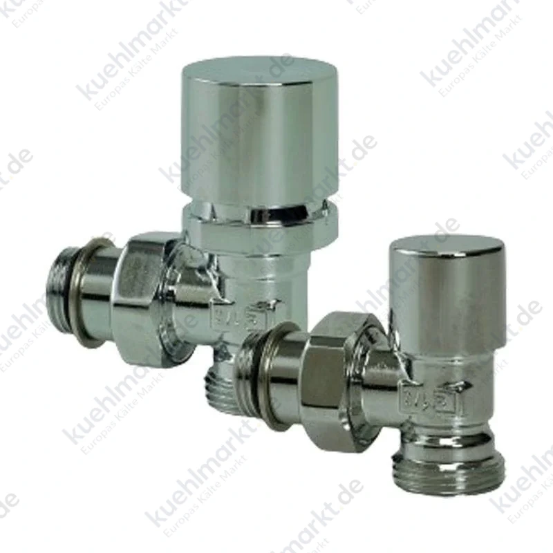 Luxor Thermostatischer Winkelthermostat-Bausatz Anschluss G 3/4 verchromt 20742703