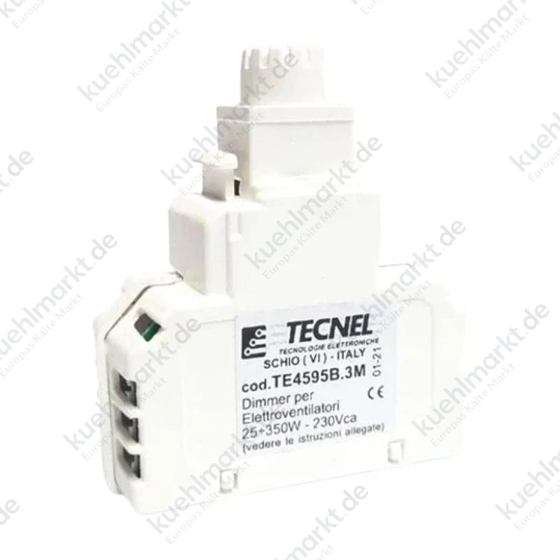 Tecnel Lüfter Dimmer 25-350W/230V Keystone Weiß TE4595B.3M