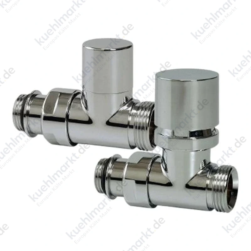 Luxor Thermostatbausatz gerade für Heizkörper DN15 1/2 Chrom 14942703
