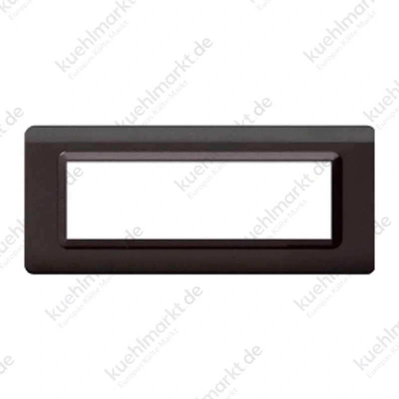 Ave Plate Sistema 44 Abdeckrahmen Tecnopolymer 7 Module dunkelgrau 44PY07GSL