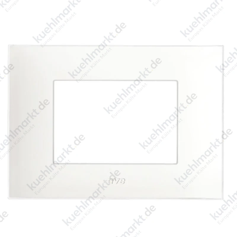 Ave Young Plate Sistema 44 Abdeckrahmen Technopolymer 3 Module Weiß 44PJ03BT