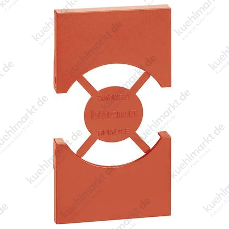 Bticino Cover Living Now für Standardsteckdose Italien / Deutschland rot KR03