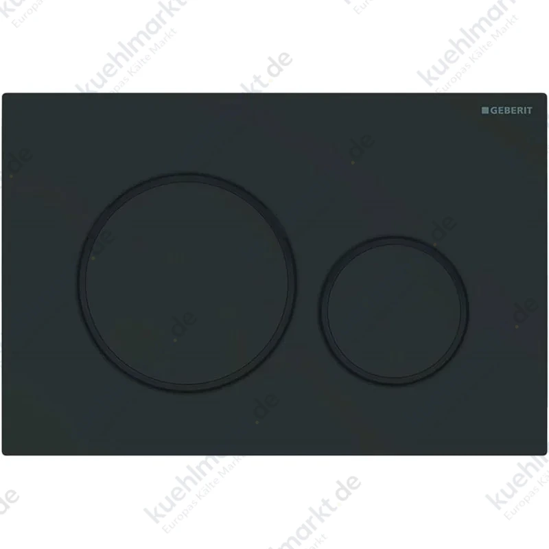 Geberit Sigma20 Betätigungsplatte für WC-Abläufe Mattschwarz 115.882.16.1