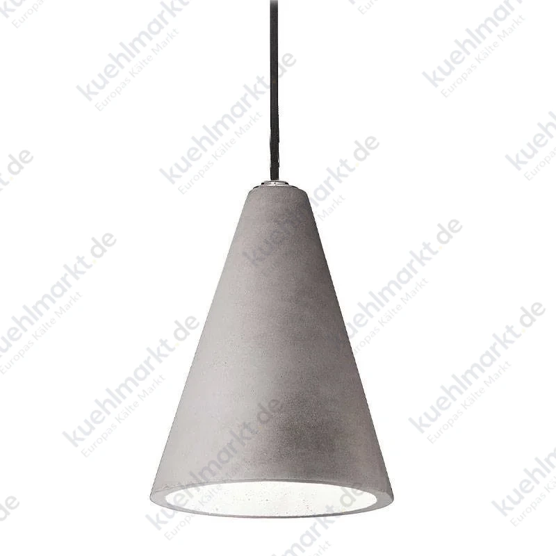 Ideal Lux Hängeleuchte OIL E27 D 150 Zement 110424