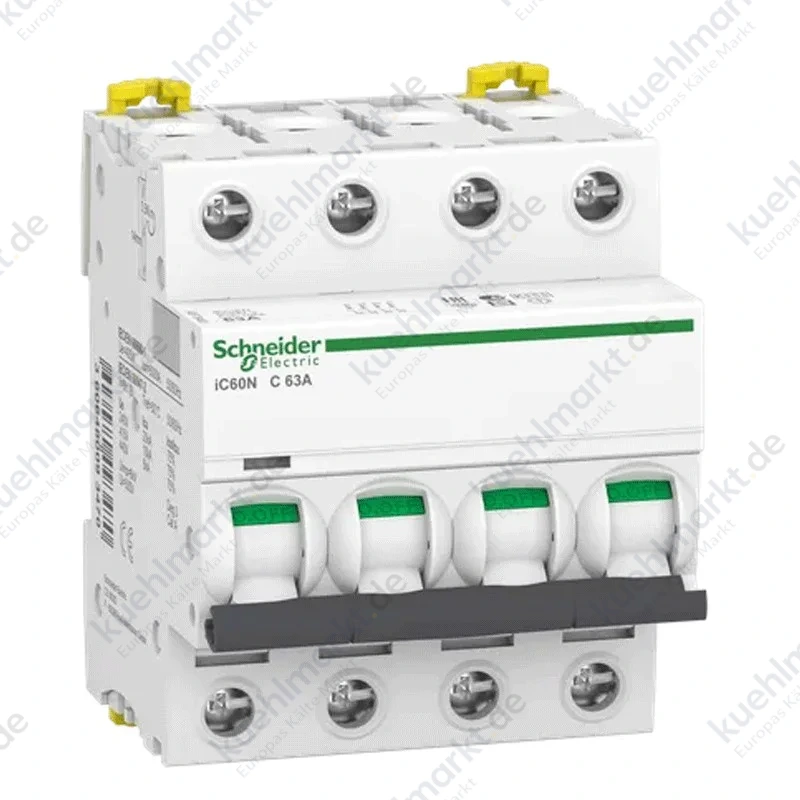 Schneider LS-Schalter 4P 6KA 63A C 4 module A9F79463