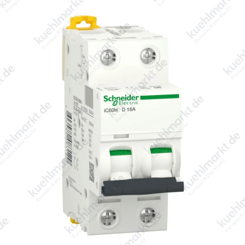 Schalter Leitungsschutzschalter Schneider 2P 16A 10KA D-2 module A9F85216
