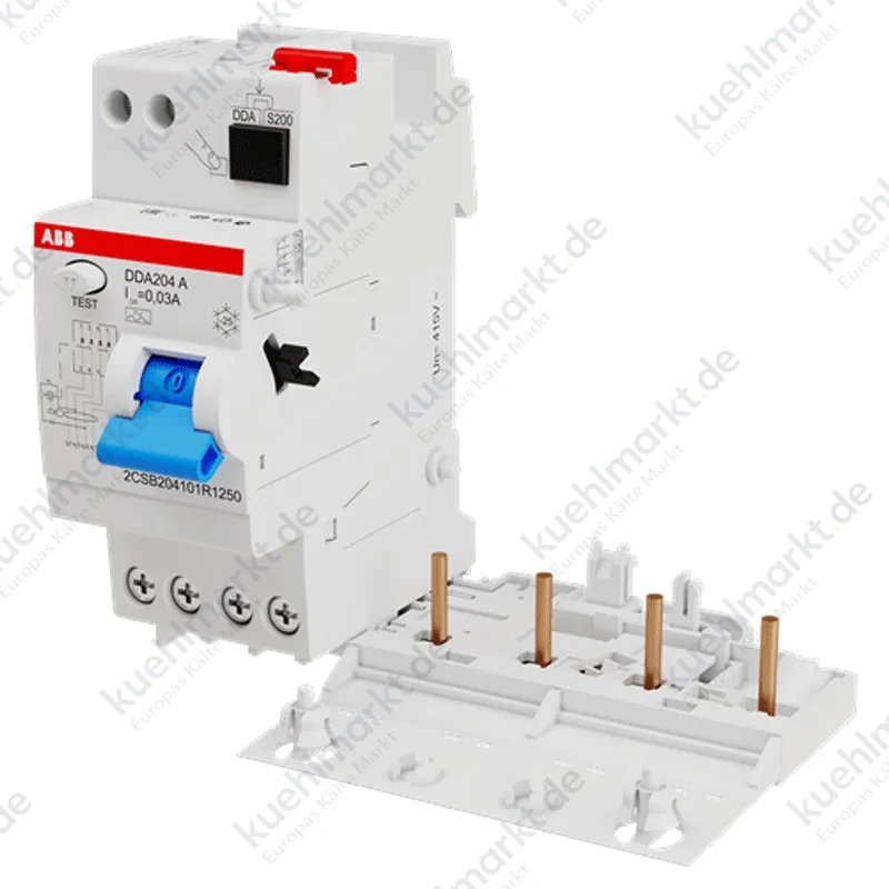 ABB DDA204 FI-Block 4P 25A 30mA Typ A 2 Module B427980