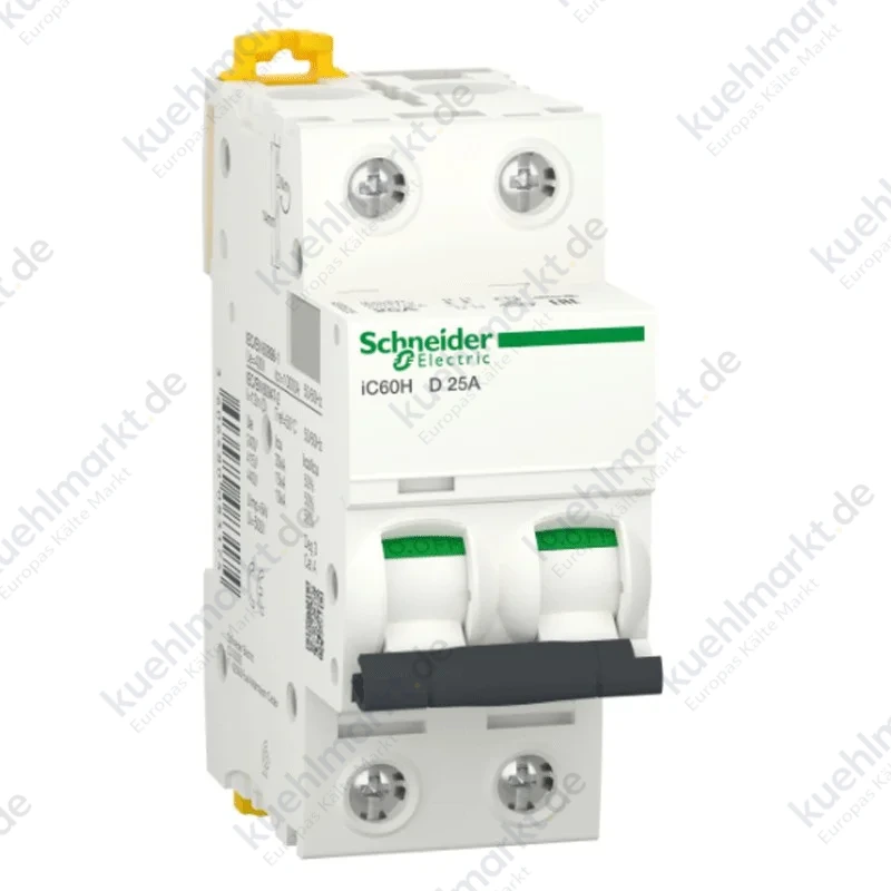 Schalter Leitungsschutzschalter Schneider 2P 25A 10KA D-2 module A9F85225