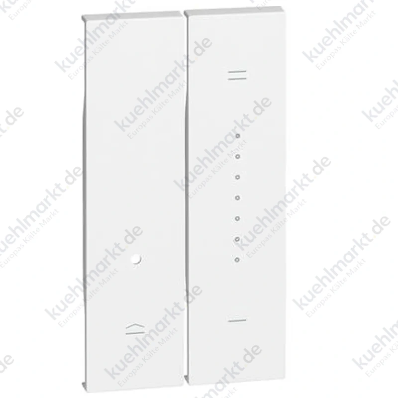 Bticino Living Now Cover für Dimmer, 2 Module, weiß KW19