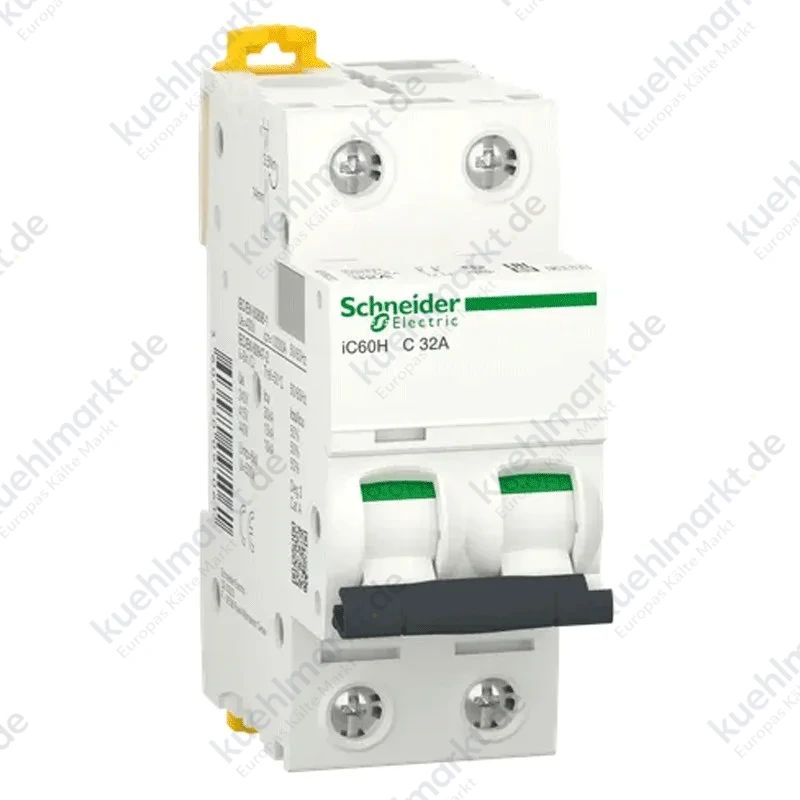 Schneider LS-Schalter 32A 2P 10KA C 2 module A9F89232