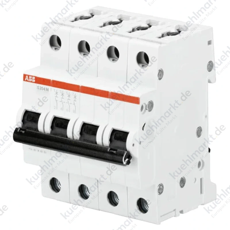 Abb Schutzschalter S204M 4P 63A 10kA Kurve C 4M S544047