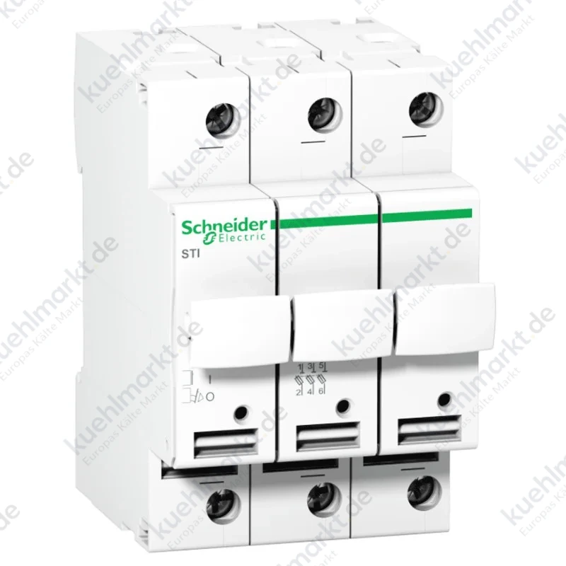 Schneider-Sicherungshalter 3P 32A 10.3X38 3 Module A9N15656