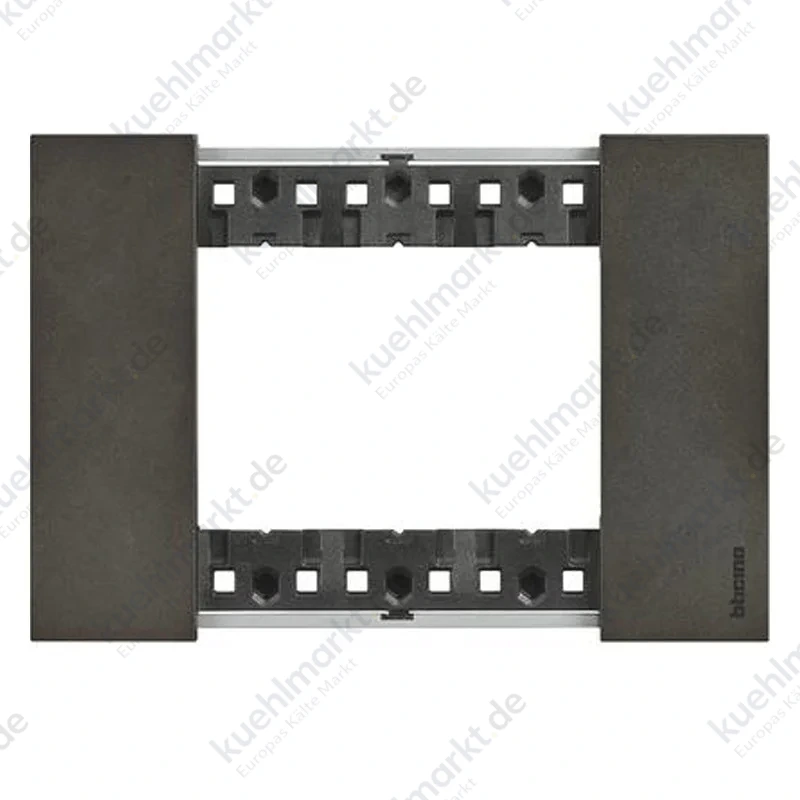 Bticino Living Now 3 Module Abdeckrahmen Farbe Space 86x125 mm KA4803NG